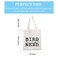 GJTIM Ornithologist Gift Bird Nerd Zipper Makeup Bag for Bird Lovers Bird Nerd Tote