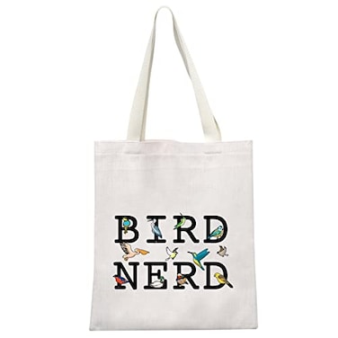 GJTIM Ornithologist Gift Bird Nerd Zipper Makeup Bag for Bird Lovers Bird Nerd Tote