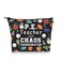 GJTIM PE Teacher Chaos Coordinator Zipper Pouch Physical Education Gift for Gym Teacher Appreciation Makeup Bag PE Teacher BLK
