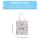 GJTIM TV Show Inspired Gift Doctor Fans Merchandise Zipper Pouch Funny Doctor Makeup Bag Gift Greys Pattern Tote