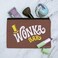 GRAPHICS & GRAPHICS MORE Willy Wonka and the Chocolate Factory Wonka Bar Logo Makeup Cosmetic Bag Organizer Pouch
