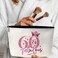 GREOXG 60th Birthday Gift Pink Fabulous Makeup Bag for Women Sisters Moms Friends B14