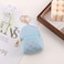 Grurun Mini Backpack Cute Cosmetic Bag for Women Creative Cute Pendant Keychain Keychains Keyrings PU Leather Makeup Bag Key Lipstick Card Holder Data Cable Organizer Zipper Pouch