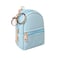 Grurun Mini Backpack Cute Cosmetic Bag for Women Creative Cute Pendant Keychain Keychains Keyrings PU Leather Makeup Bag Key Lipstick Card Holder Data Cable Organizer Zipper Pouch