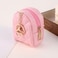 Grurun Mini Backpack Cute Cosmetic Bag for Women Creative Cute Pendant Keychain Keychains Keyrings PU Leather Makeup Bag Key Lipstick Card Holder Data Cable Organizer Zipper Pouch