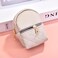 Grurun Mini Backpack Cute Cosmetic Bag for Women Creative Cute Pendant Keychain Keychains Keyrings PU Leather Makeup Bag Key Lipstick Card Holder Data Cable Organizer Zipper Pouch