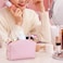 HAOGUAGUA Makeup Bag Pouch Purse Organizer Waterproof Travel Cosmetic Organizer for Women Medium Size Pink