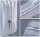Homtable Clear Plastic Toiletry Bag Zippered Carry Pouch White Large 3