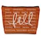 ignytiger Fall Orange Makeup Bag Thanksgiving Gifts for Women Fall Themed Cosmetic Gifts Bag Purse