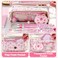 IN Chenthy Capybara Pencil Case Kit with Plush Doll20 Stickers2 BroochesSticky NotesPenPendant9Layer Large Capybara Stationery Set Kawaii Makeup Bag Pink Print