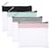 InnoHHustle 4 PCS Multicolor Strawberry Pattern Small Makeup Bag 49x45 Inch 4 Count Cosmetic Bags Zipper Closure Female Synthetic Pouch