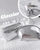 Intonowa Small Makeup Bag Silver Leather Makeup pouch Waterproof Cosmetic Bags for Women