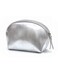 Intonowa Small Makeup BagCosmetic Bags for WomenSilver Leather Makeup Pouch