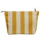itgowisa ITGOWISA Yellow Striped Makeup Bag for Women Travel Makeup Pouch Purse