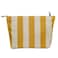 itgowisa ITGOWISA Yellow Striped Makeup Bag for Women Travel Makeup Pouch Purse