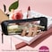 JFANexplore Clear Makeup Brush Bag CaseLeather Travel Make up Brush Holder Portable MakeupBrush Case Make Up Brush Pouch for Makeup Tools Cosmetic Organizer with Zipper Black