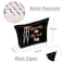 JXGZSO Broken Bones Recovery Gift Officially On My Last Leg Funny Orthopedic Surgeon Cosmetic Zipper Bag Black