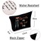JXGZSO Broken Bones Recovery Gift Officially On My Last Leg Funny Orthopedic Surgeon Cosmetic Zipper Bag Black