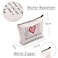 JXGZSO Cute Pink Zebra Toiletry Bag Zebra Items For Zebra Lovers Peace Love Pink Zebra Print Makeup Bag Animal Themed Gift Pink Zebra Bag