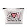 JXGZSO Cute Pink Zebra Toiletry Bag Zebra Items For Zebra Lovers Peace Love Pink Zebra Print Makeup Bag Animal Themed Gift Pink Zebra Bag