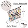 JXGZSO Panama Landmarks Gift Next Stop Panamas Makeup Bag Travel Lover Gift Panamas Vacation Zipper Cosmetic Bag Panama