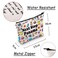 JXGZSO Panama Landmarks Gift Next Stop Panamas Makeup Bag Travel Lover Gift Panamas Vacation Zipper Cosmetic Bag Panama