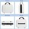 JZRTravel 14Inch Makeup Train Case Hardshell PCABS Travel Cosmetic Organizer Makeup Storage Box for Toiletry Durable Portable Gifts for Women