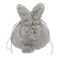 Kichvoe Little Bear Rabbit Ears Drawstring Bag Plush Makeup Pouch Lightweight Small Cosmetic Organizer for Travel and Daily Use 984X708X039 Inches