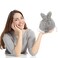 Kichvoe Little Bear Rabbit Ears Drawstring Bag Plush Makeup Pouch Lightweight Small Cosmetic Organizer for Travel and Daily Use 984X708X039 Inches