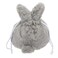Kichvoe Little Bear Rabbit Ears Drawstring Bag Plush Makeup Pouch Lightweight Small Cosmetic Organizer for Travel and Daily Use 984X708X039 Inches