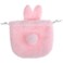 Kichvoe Plush Drawstring Bag with Rabbit Ears Lightweight Makeup Pouch Cosmetic Storage Case for Travel Daily Use 984X708In