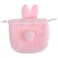 Kichvoe Plush Drawstring Bag with Rabbit Ears Lightweight Makeup Pouch Cosmetic Storage Case for Travel Daily Use 984X708In