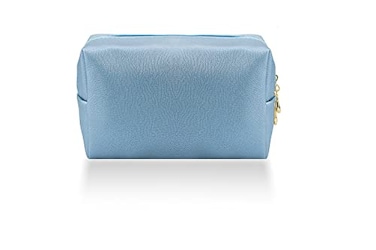 Kososuru Small Makeup Bag Portable Cosmetic Bag for Women Makeup Pouch Waterproof Toiletry Bag for Travel Blue Normal