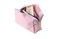 Kososuru Small Makeup Bag Portable Cosmetic Bag for Women Makeup Pouch Waterproof Toiletry Bag for Travel Bright Pink Normal