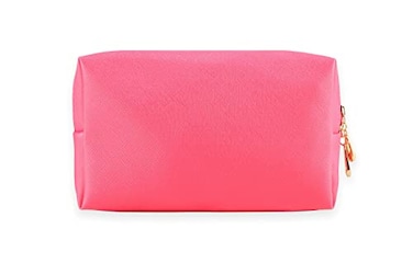 Kososuru Small Makeup Bag Portable Cosmetic Bag for Women Makeup Pouch Waterproof Toiletry Bag for Travel Rose Red Normal