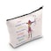 LEVLO Archery Cosmetic Make Up Bag Archer Gifts Idea Archery You Are Braver Stronger Smarter Than You Think Makeup Zipper Pouch Bag Always Archery