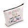 LEVLO Pharmacy Technician Cosmetic Make Up Bag Pharmacist Gift Pharmacy Tech Help Care Kind Makeup Zipper Pouch Bag Pharmacy Tech