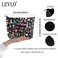 LEVLO Princess Red Slippers Cosmetic Bag Ruby Red Slippers Makeup Zipper Pouch Bag Wizard Movie Merch Always Doro Black