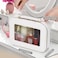 LOFOWN Clear Makeup Bag Womens Waterproof Travel Cosmetic Case and Toiletry Bag Portable Makeup Organizer Bag Car Essential with Zipper White M1