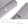LUEXBOX Portable Folding Makeup Brush Bag Multifunctional Cosmetics Rolling Storage Case Makeup Brush Holder for Travel Makeup Brush Organizer Bag Grey