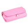 LUEXBOX Portable Folding Makeup Brush Bag Multifunctional Cosmetics Rolling Storage Case Makeup Brush Holder for Travel Makeup Brush Organizer Bag Pink