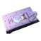 MENBLY Kuromi Fastener Case Zipper Pouch Case Closure with Chain HolderCute Office Supplies Accessory