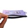 MENBLY Kuromi Fastener Case Zipper Pouch Case Closure with Chain HolderCute Office Supplies Accessory