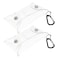 MERRYHAPY Transparent Change Bag Clear Key Bag MultiFunction Storage Pouches for Outdoor Travel and Daily Use 511X314X039In 2 Pack
