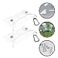 MERRYHAPY Transparent Change Bag Clear Key Bag MultiFunction Storage Pouches for Outdoor Travel and Daily Use 511X314X039In 2 Pack