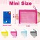 CarryEpic Mini Mesh Pouches4 Pack Small Mesh Bags with Zipper Nylon Makeup Pouches Bag Cosmetic Pouch Travel Purse Organizer Insert Diaper Inside Bag Organizers Home Organizing Size See Through Cute C