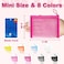 CarryEpic Mini Mesh Pouches8 Pack Small Mesh Bags with Zipper Nylon Makeup Pouches Bag Cosmetic Pouch Travel Purse Organizer Insert Diaper Inside Bag Organizers Home Organizing Size See Through Cute C