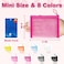 CarryEpic Mini Mesh Pouches8 Pack Small Mesh Bags with Zipper Nylon Makeup Pouches Bag Cosmetic Pouch Travel Purse Organizer Insert Diaper Inside Bag Organizers Home Organizing Size See Through Cute C