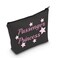 MNIGIU Funny Girlfriend Cosmetic Bag Passenger Princess Makeup Bag Passenger Princess Gift Passenger Princess Black