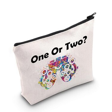 MNIGIU Funny Optometry Makeup Bag One Or Two Makeup Bag Optomentrist Gift Ophthalmologist Gift Eye Doctor Gift